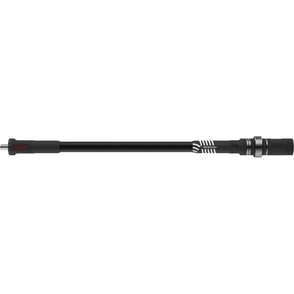 Shrewd Archery INDX Series Stabilizer Matte Black .625 Outer Diameter, 10 Inches