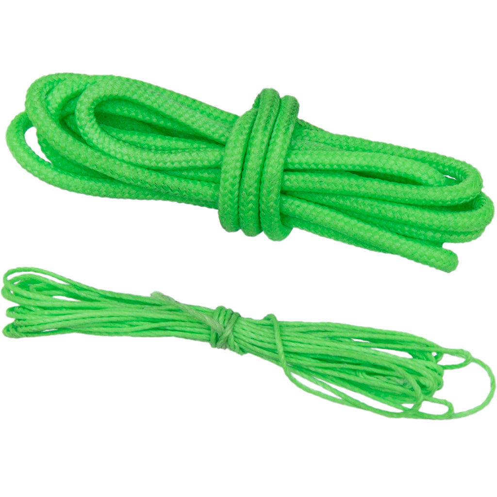 October Mountain Loop &amp; Serving String Repair Kit Flo Green 3ft/6ft