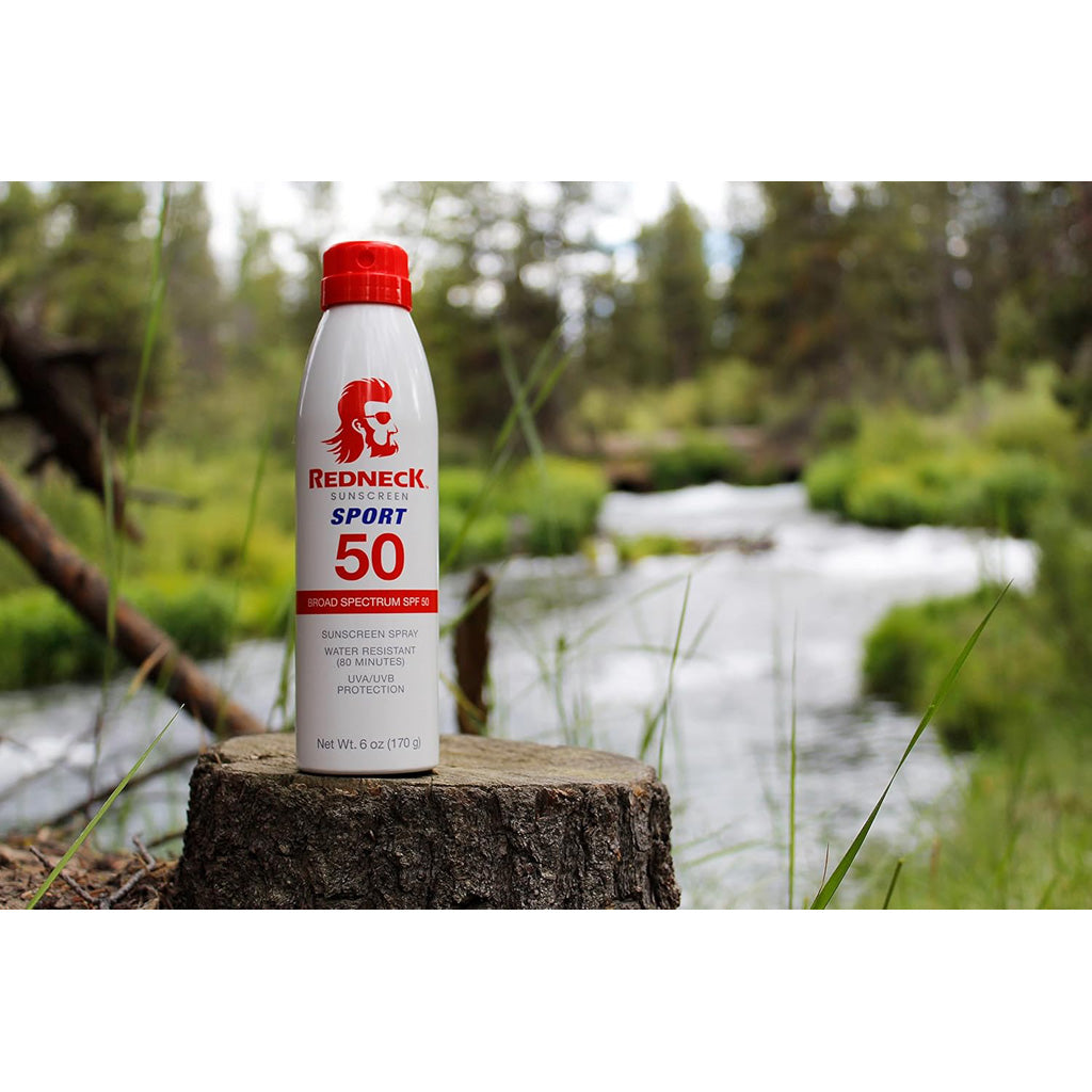 RedNeck Sunscreen Spray SPF 50 * UVA/UVB Protection, Water-Resistant, Reef-Friendly