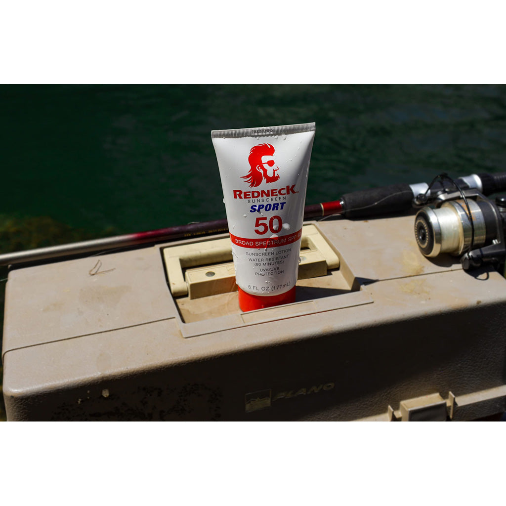 RedNeck Sunscreen Lotion SPF 50 - Broad Spectrum UV Protection for Active Outdoors