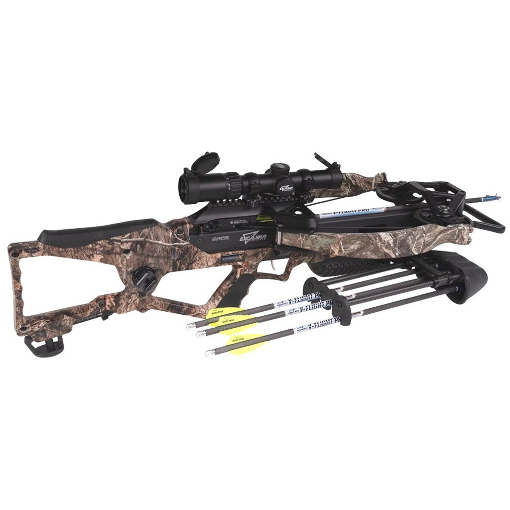 Excalibur Hybrid X Crossbow Package with 440 fps Performance and Integrated Crank Cocking Device