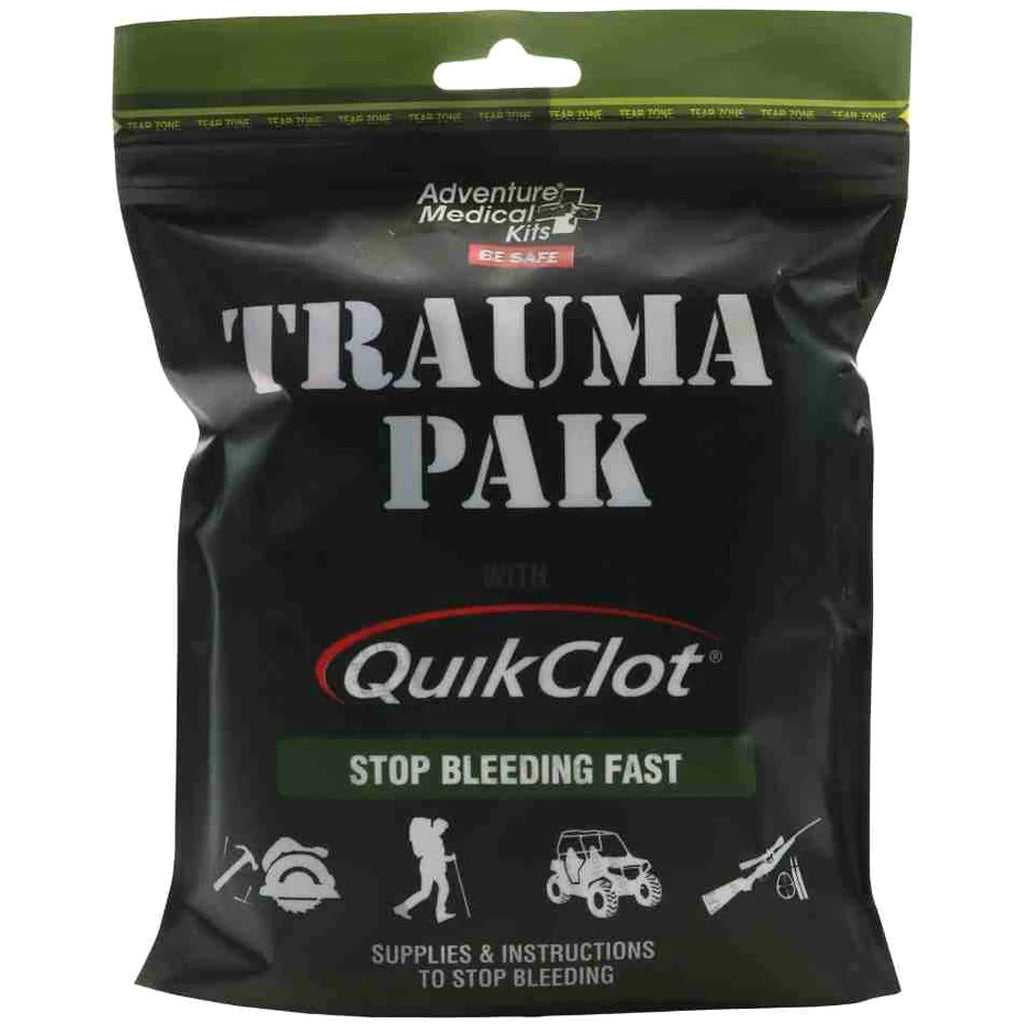 Adventure Medical Trauma Pak First Aid Kit with QuikClot for Emergency Preparedness
