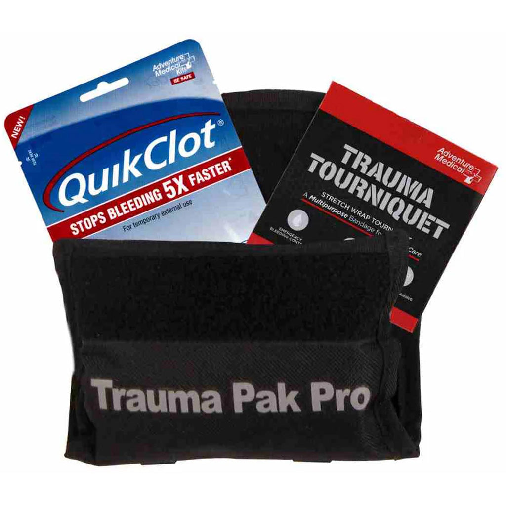 Adventure Medical Trauma Pak Pro QuikClot &amp; Tourniquet for Emergency First Aid