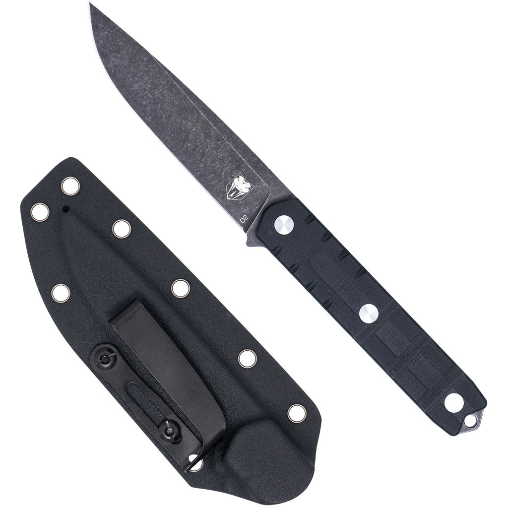 CobraTec Outdoor Warrior Knife Fixed Blade Black