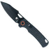 CobraTec Wolverine Push Button Auto Deploy Knife Auto Folding Blade Black