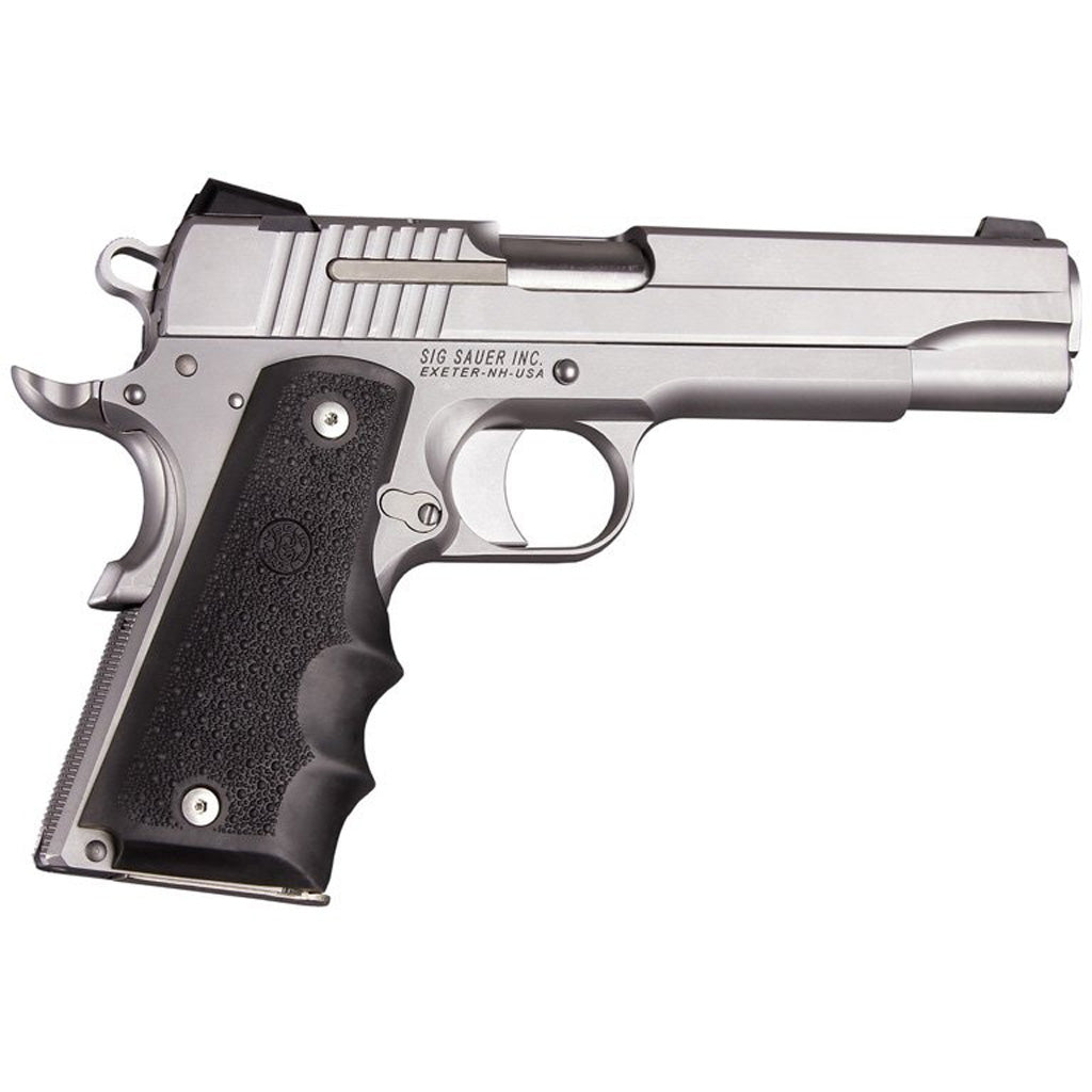 Hogue Rubber Grip w/Finger Grooves 1911 Gov&