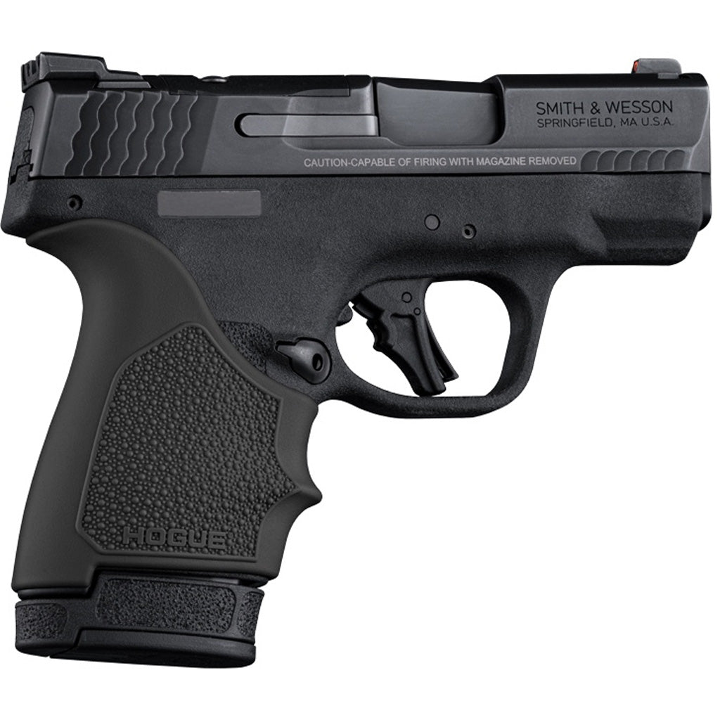 Hogue HandAll Beavertail Grip Sleeve S&amp;W M&amp;P 9 Shield Plus Black