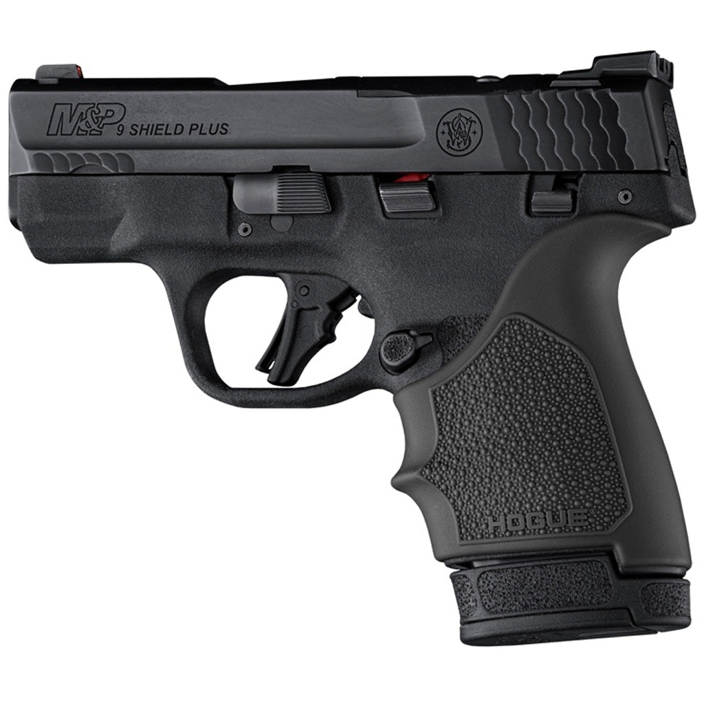 Hogue HandAll Beavertail Grip Sleeve S&amp;W M&amp;P 9 Shield Plus Black