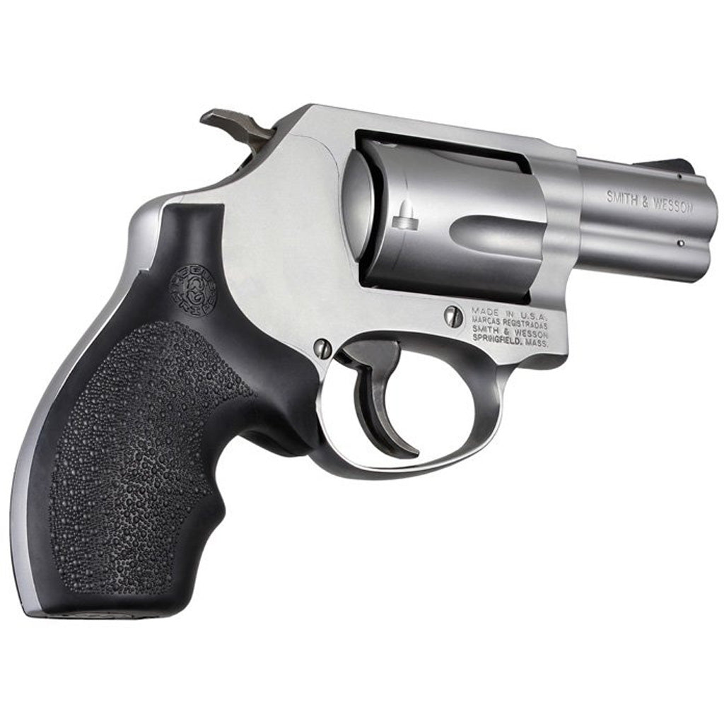 Hogue Overmolded Rubber Bantam Grip S&amp;W J Frame Revolvers Black