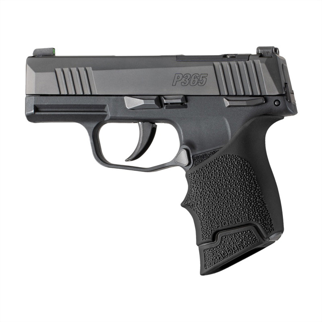Hogue Overmolded Rubber Grip Extension Base Pad Sig Sauer P365 10RD Mag Black