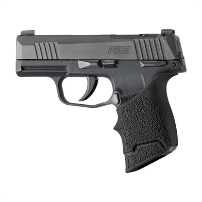 Hogue Overmolded Rubber Grip Extension Base Pad Sig Sauer P365 10RD Mag Black
