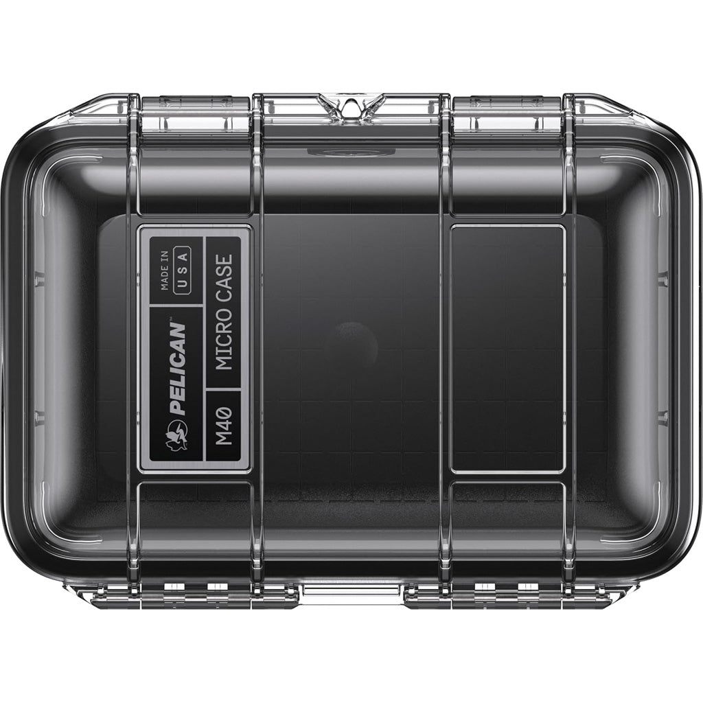 Pelican Waterproof M40 Micro Case Black/Clear