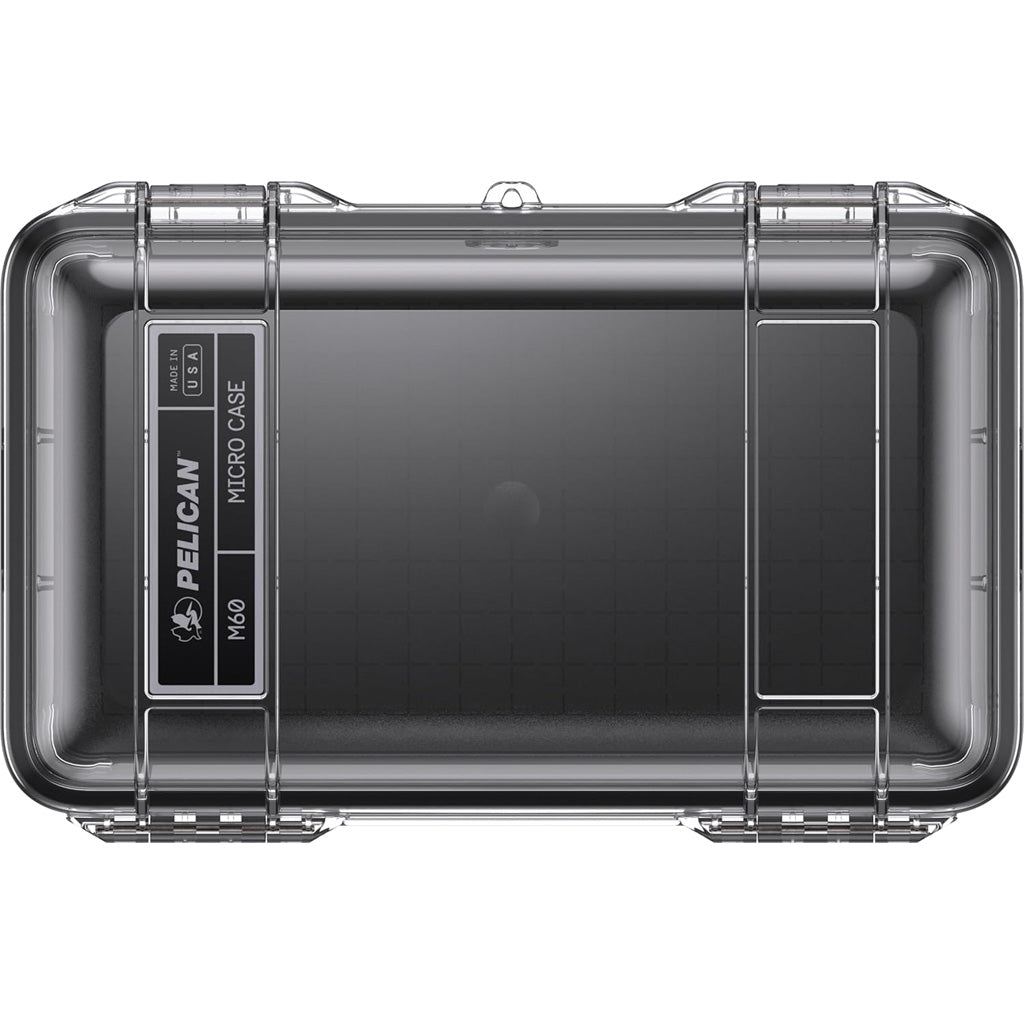 Pelican Waterproof M60 Micro Case Black/Clear