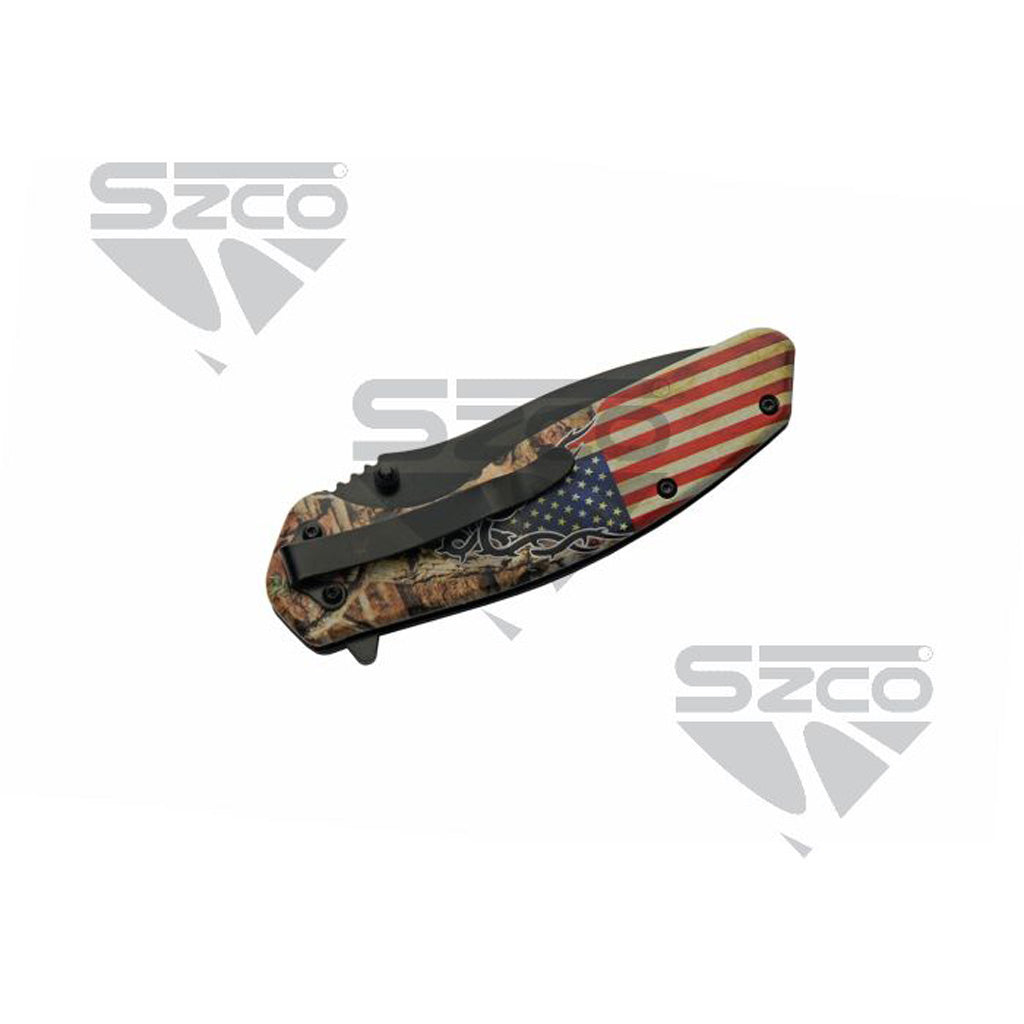 SZCO USA Forest Liner Lock Knife 4.5 in.