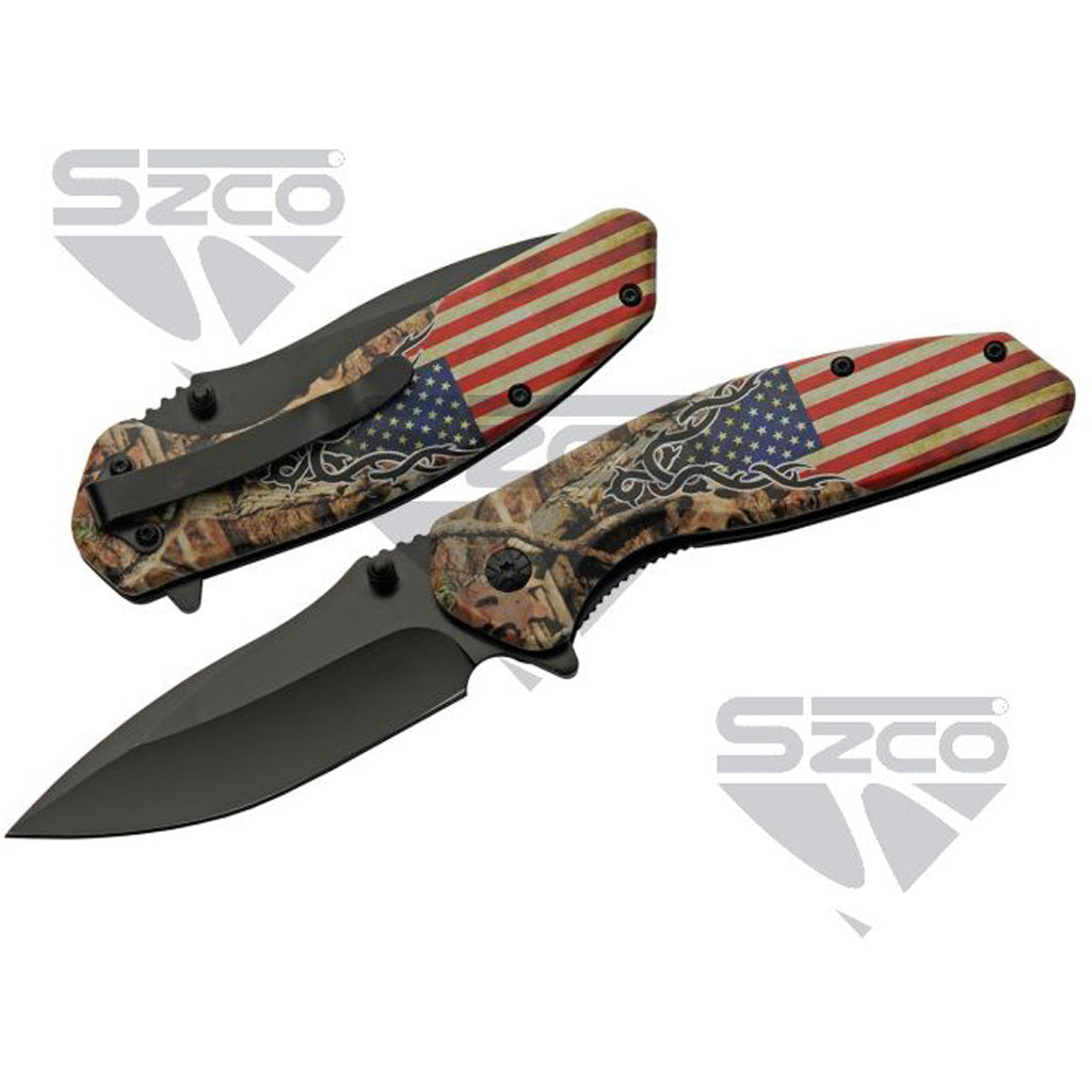 SZCO USA Forest Liner Lock Knife 4.5 in.