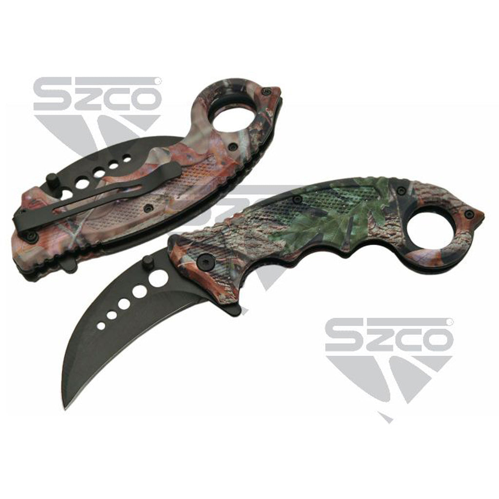 SZCO Camo Karambit 5 in.