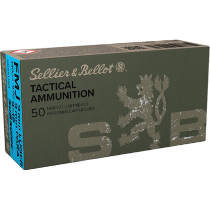 Sellier &amp; Bellot Pistol Ammo 9mm Luger Subsonic 140gr. FMJ 50 rd.