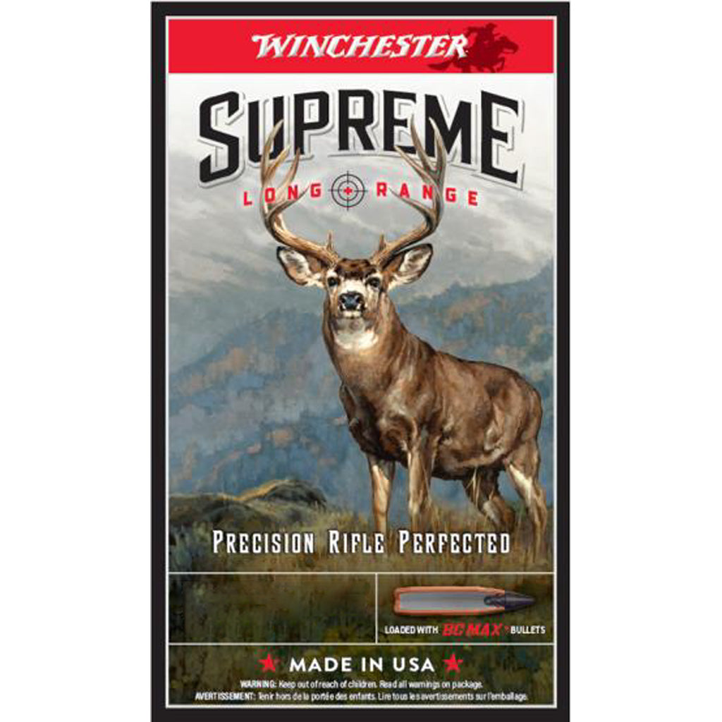 Winchester Supreme Long Range Ammo 300 WIN MAG 195 gr. 20 rd.