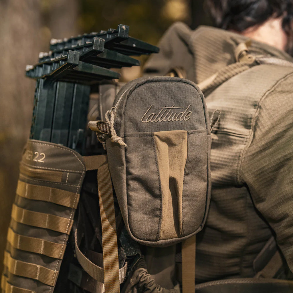Latitude Ranger Molle Pouch Vertical Ranger Green