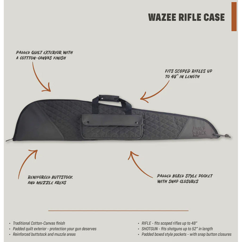 Half Rack Wazee Rifle Case 48 in. Quilted Canvas