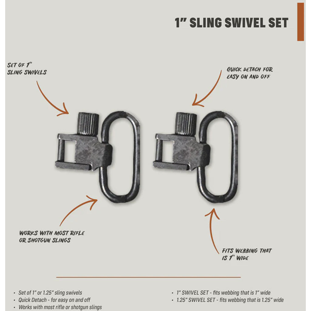 Half Rack Sling Swivel 1 in. Swivel Set