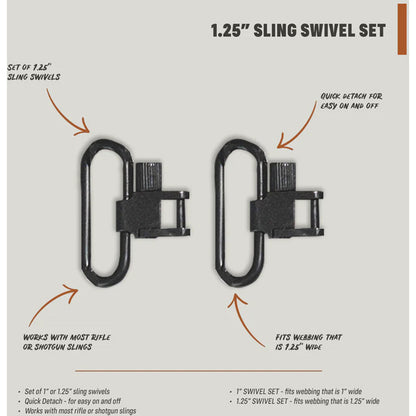 Half Rack Sling Swivel 1.25 in. Swivel Set