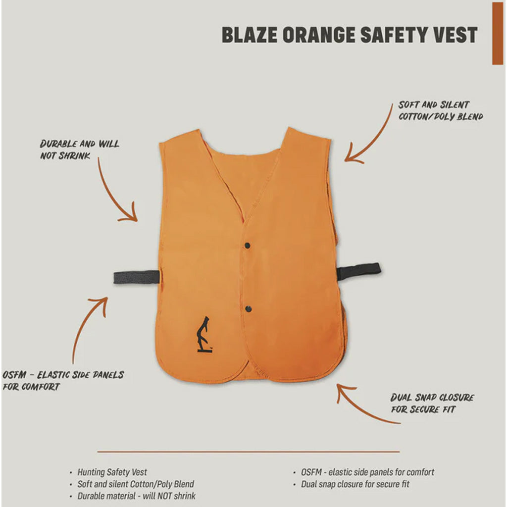 Half Rack Safety Vest Blaze Orange
