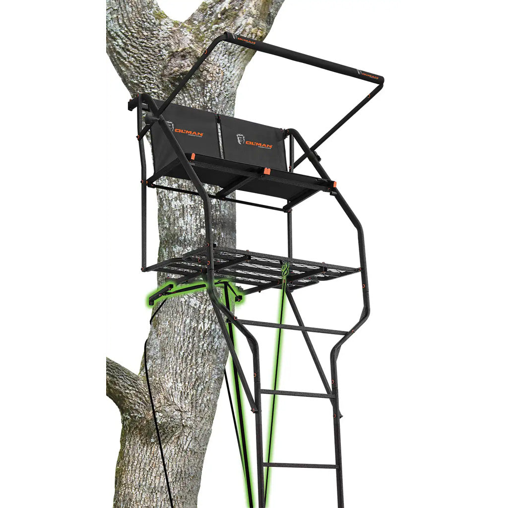 Ol Man 18 Marksman 2-Person Ladder Stand 18 ft.