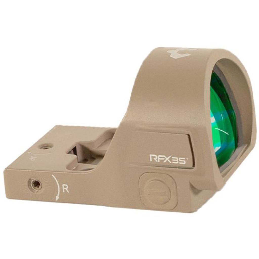 Viridian RFX35 Reflex Sight 1x22 Micro Green Dot RMR Mounting  FDE