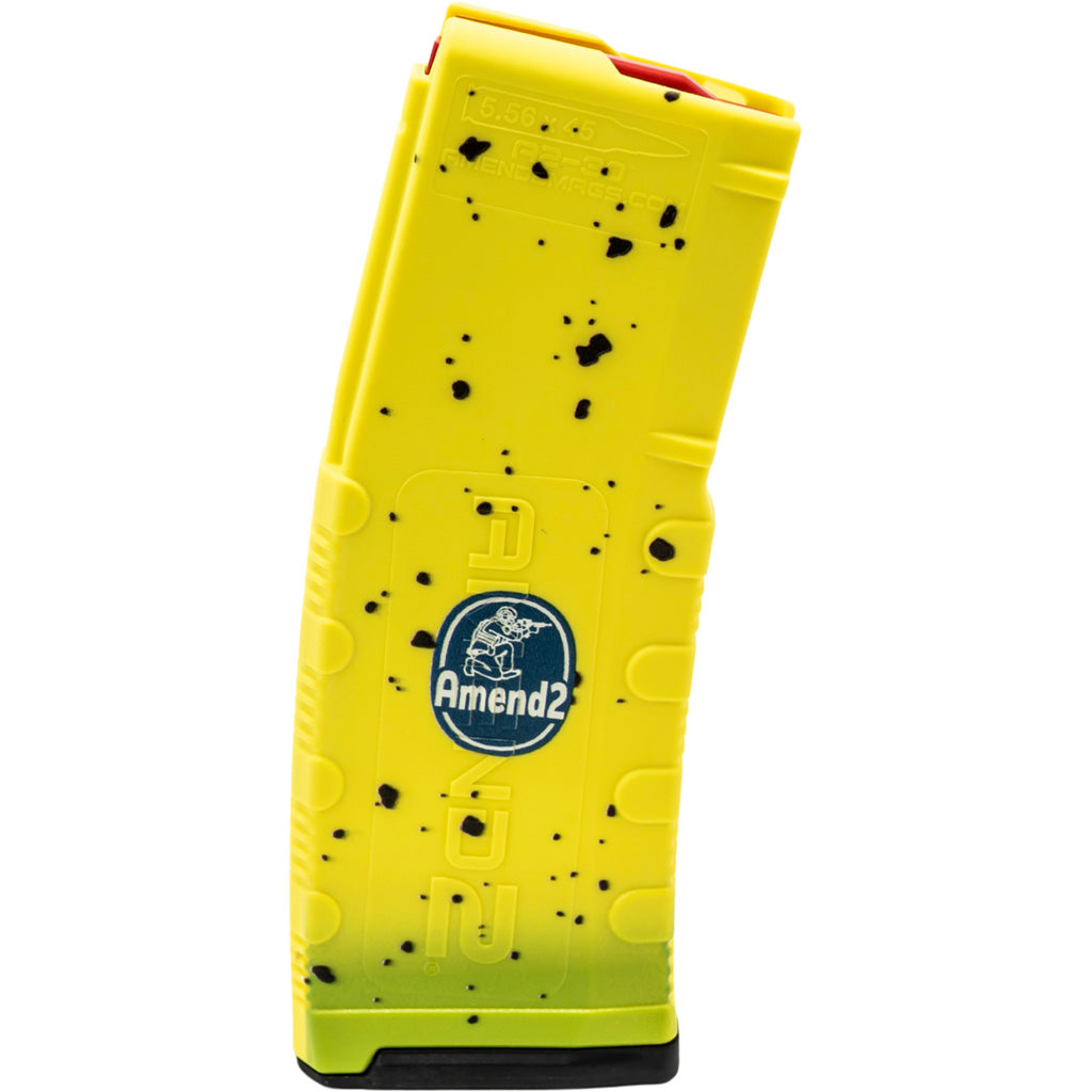 Amend2 AR-15 Mod 2 Magazine 5.56/223 Yellow Printed Banana 30 rd.