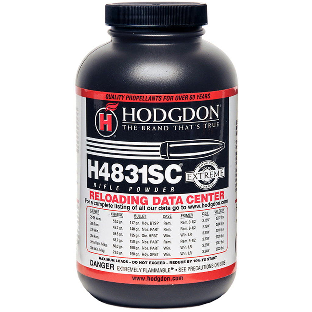 Hodgdon 4831SC Powder 1 lb. Extreme Rifle HAZMAT