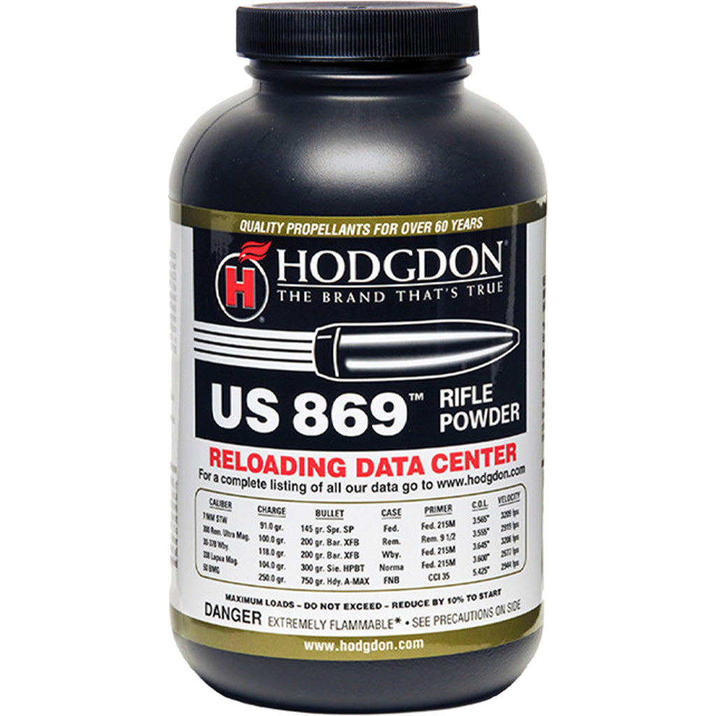 Hodgdon US 869 Powder 1 lb. Rifle HAZMAT