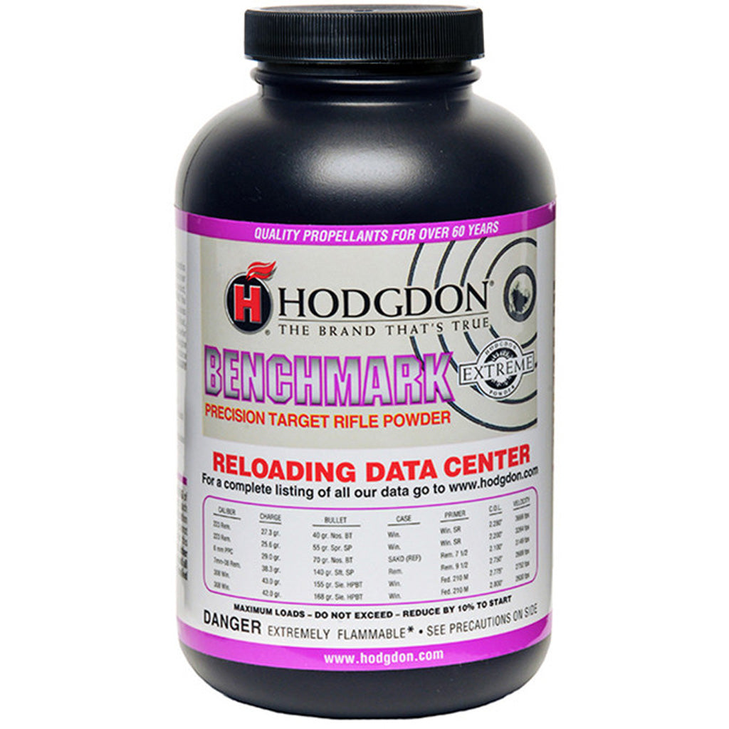 Hodgdon Benchmark Powder 1 lb. Extreme Rifle HAZMAT