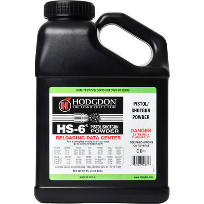 Hodgdon HS-6 Powder 8 lb. Shotgun/Pistol HAZMAT