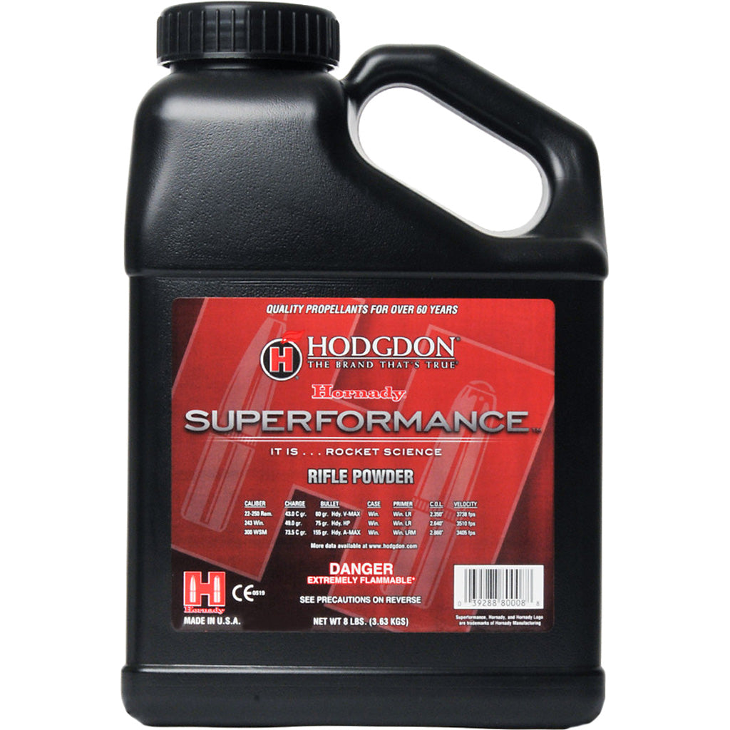 Hodgdon Superformance Powder 8 lb. Rifle HAZMAT