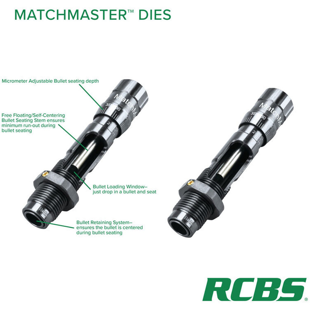 RCBS Matchmaster Comp Seat Die 25 Creedmoor