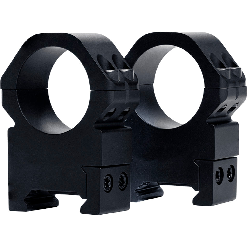 Weaver Precision Rings Matte Black 1 in. High