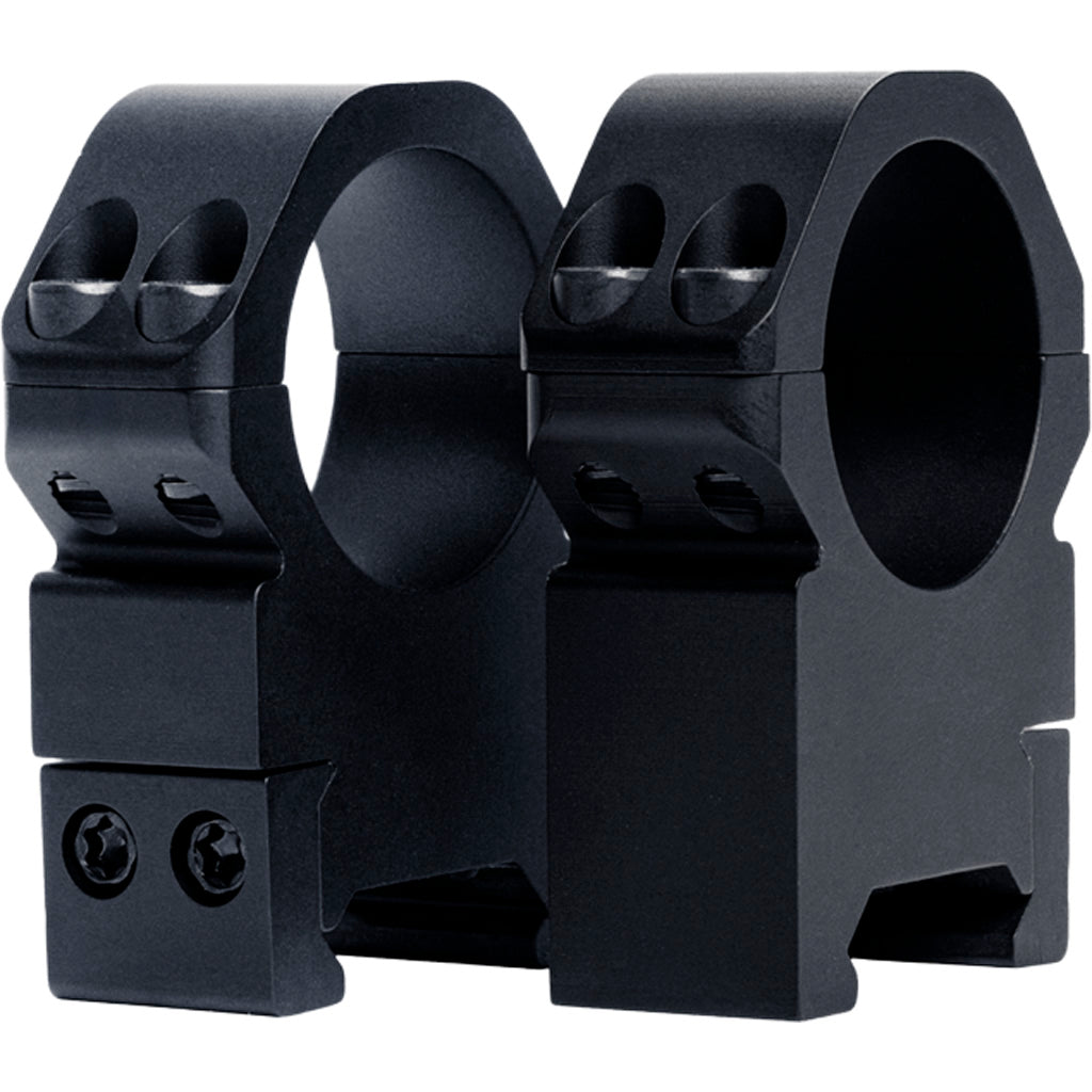 Weaver Precision Rings Matte Black 1 in. High