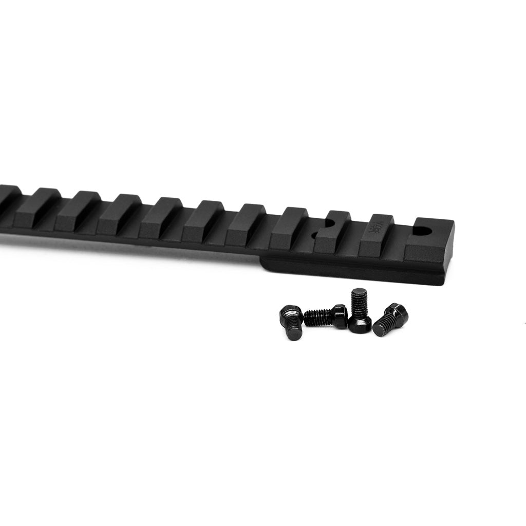 Warne Vapor Picatinny Rail Matte Black 20 MOA Ruger American SA