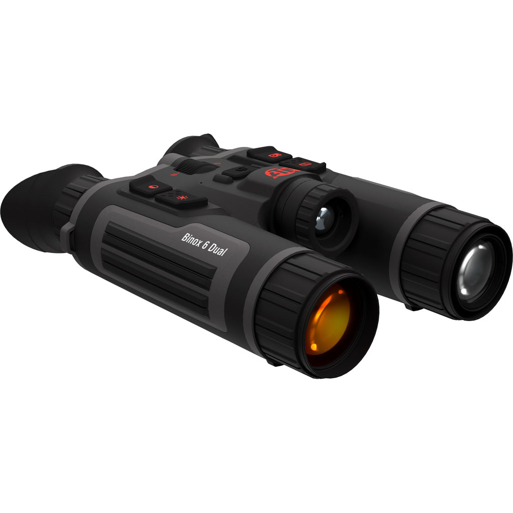 ATN Binox 6 Dual 256 LRF Thermal Binoculars 6-48x, 256X192 BLKw/Day,Night,Twilight 4K UHD &amp;LRF