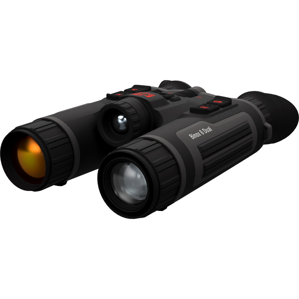ATN Binox 6 Dual 256 LRF Thermal Binoculars 6-48x, 256X192 BLKw/Day,Night,Twilight 4K UHD &amp;LRF