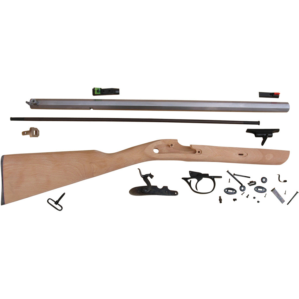 Traditions Deerhunter Percussion Rifle Kit .50 Cal 24 in. White/Raw Hardwood