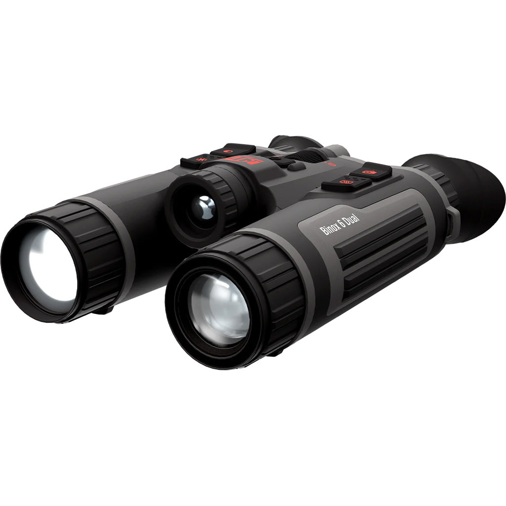 ATN Binox 6 Dual 384 LRF Thermal Binoculars 5.5-44, 384X288 BLKw/Day,Night,Twilight 4K UHD&amp;LRF