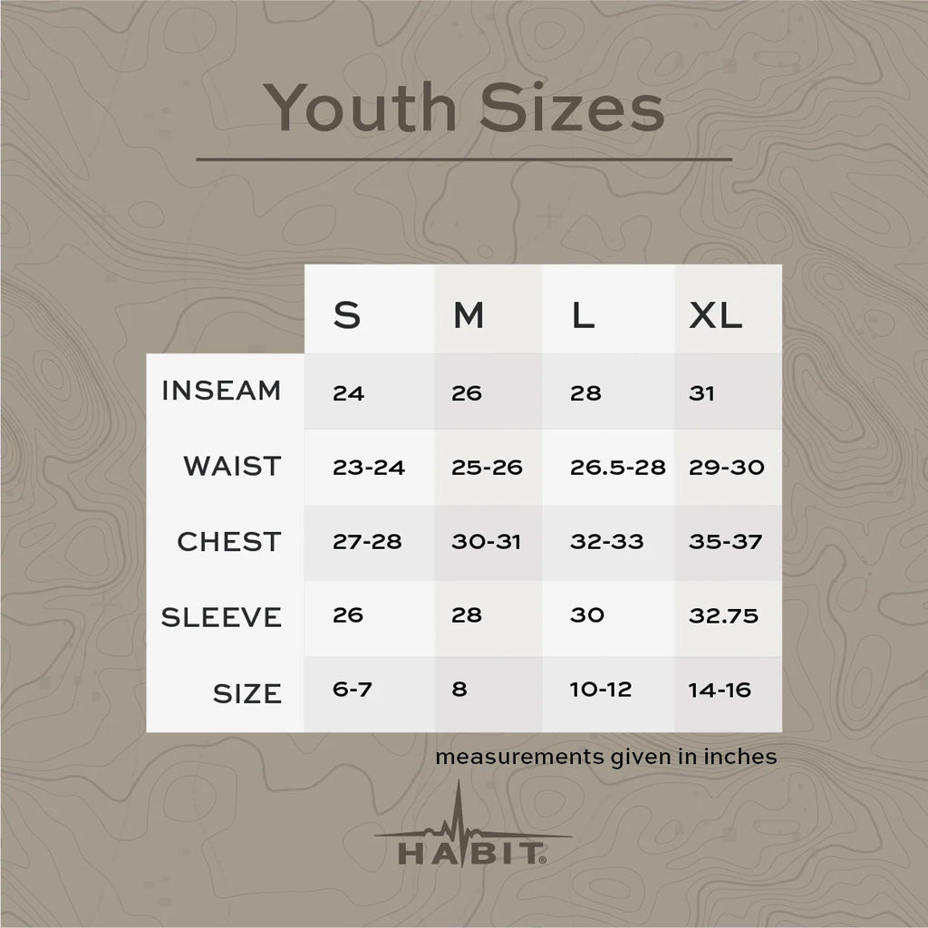 Habit Youth Cedar Branch Ins Waterproof Bomber YL-Realtree APX