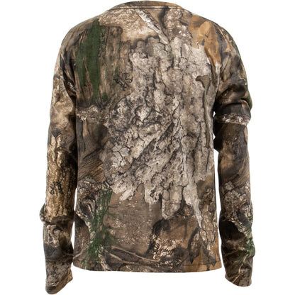 Habit Youth Bear Cave Long Sleeve Tee Realtree APX Youth Large