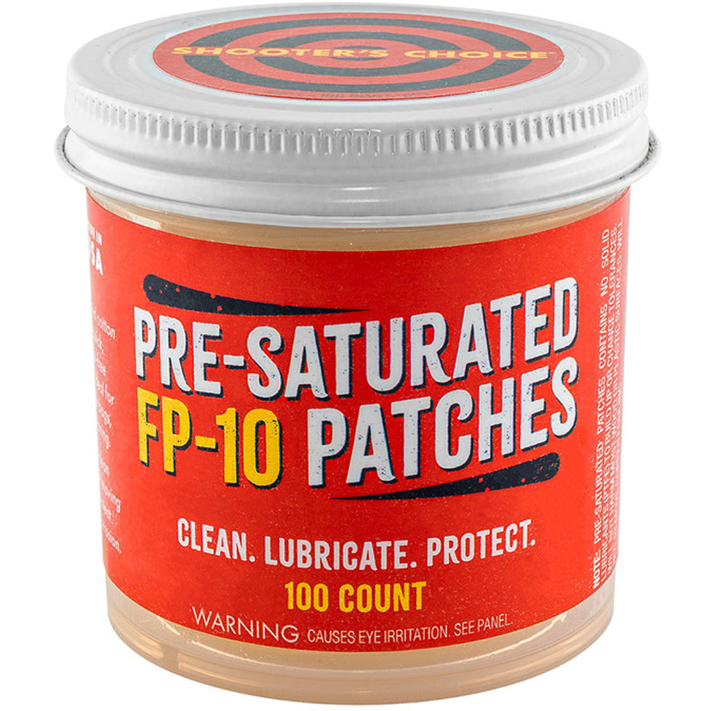 Shooters Choice FP-10 CLP Presaturated Patches 100ct