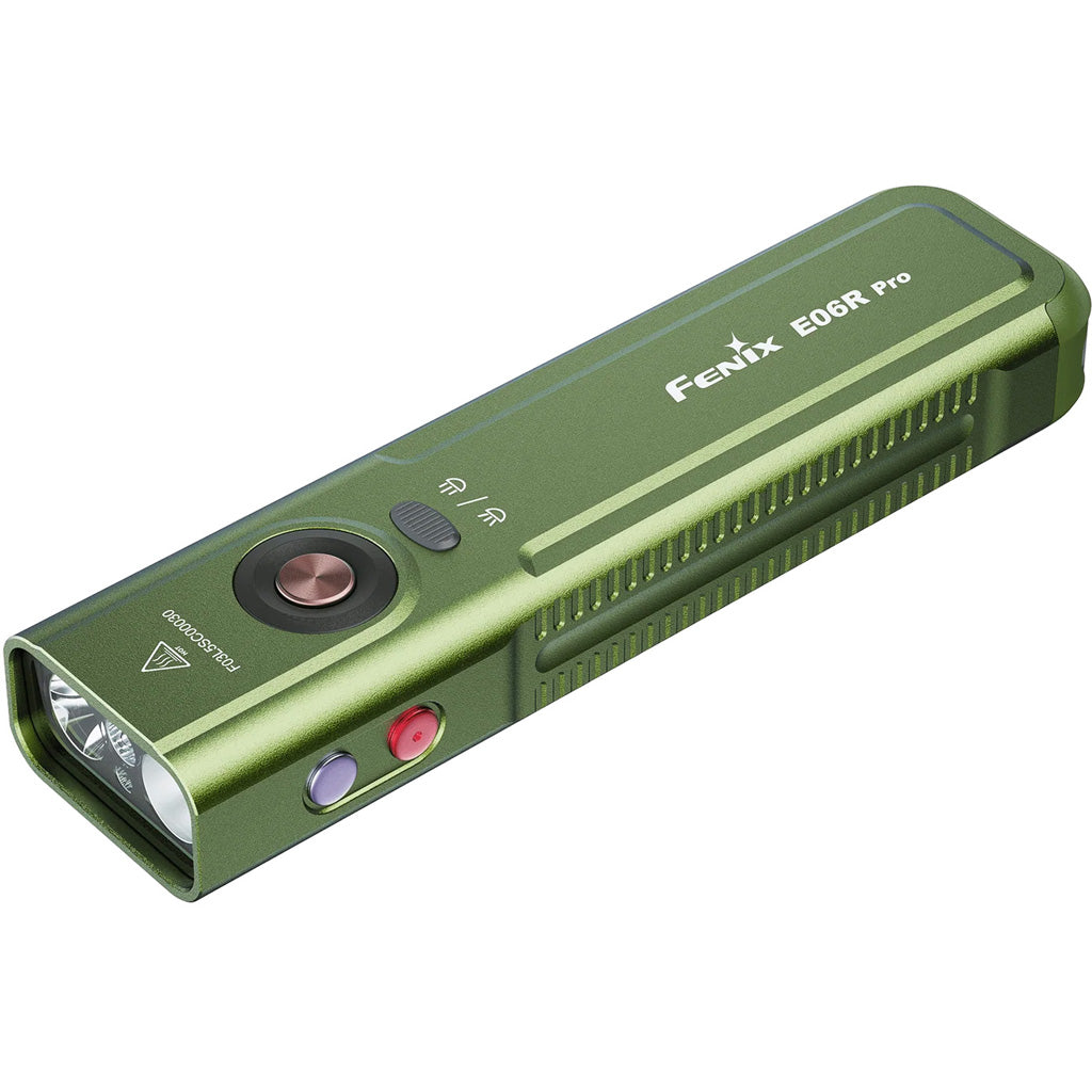 Fenix Rechargeable UV &amp; Red Laser Flat Flashlight 1600 Lumen OD Green