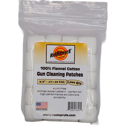 Rusteprufe 3/4" Flannel Cotton Cross Woven Patches 1000ct