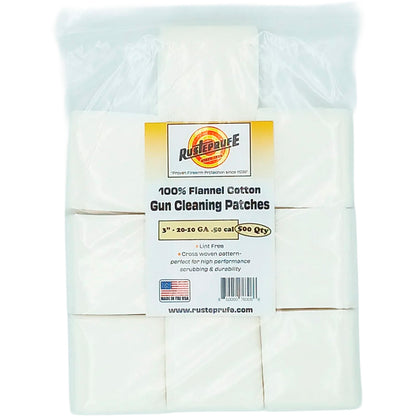 Rusteprufe 3" Flannel Cotton Cross Woven Patches 500ct