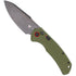 CobraTec Vanguard Auto Folding Knife Auto Folding Blade OD Green